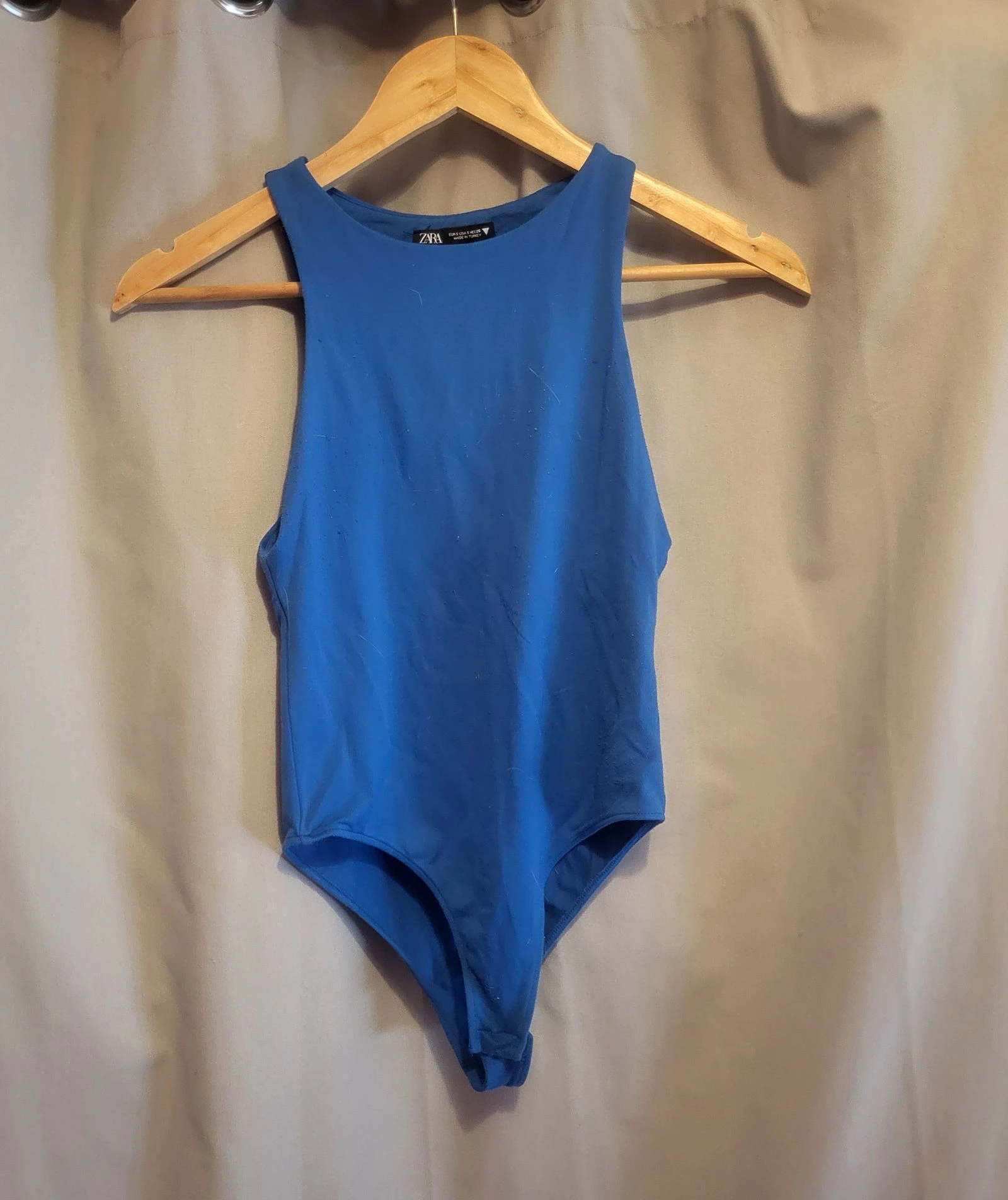 Body bleu zara 